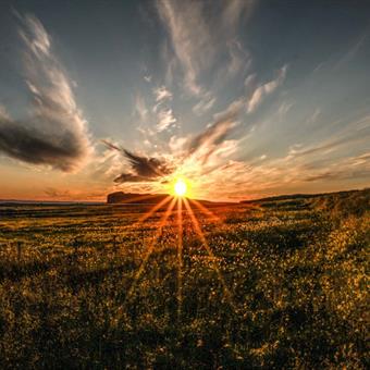 2015 04 skagafjordur sunset