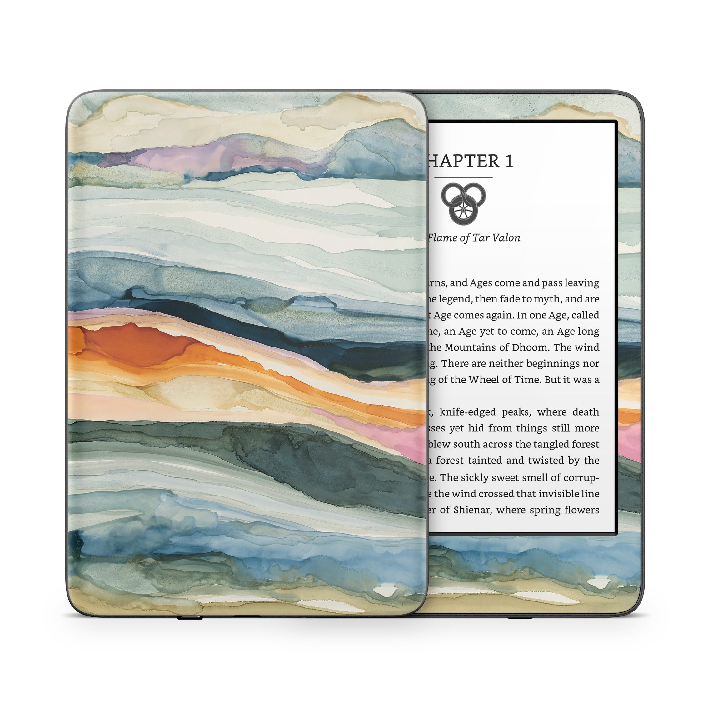 Layered Earth - Amazon Kindle Skin