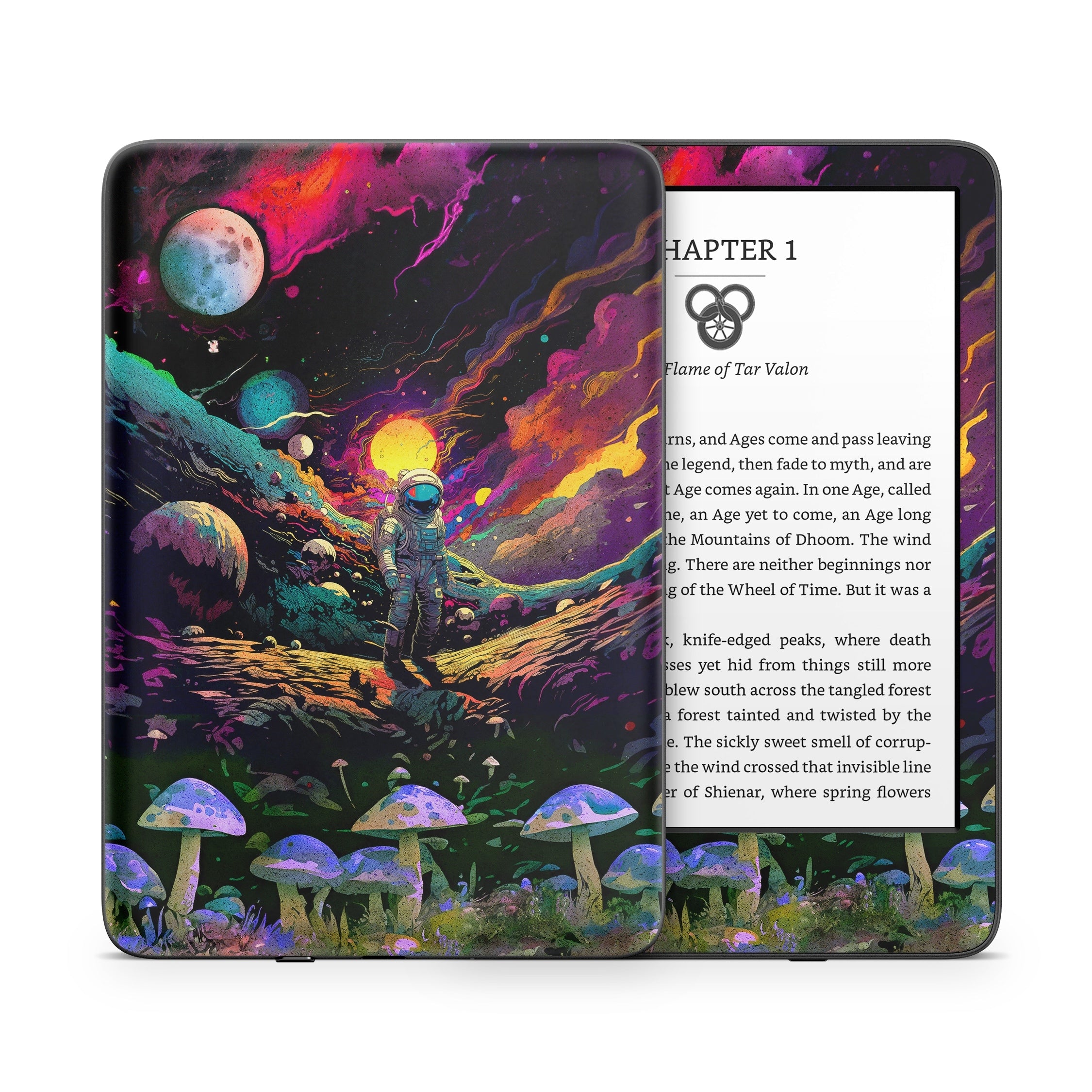 Trip to Space - Amazon Kindle Skin
