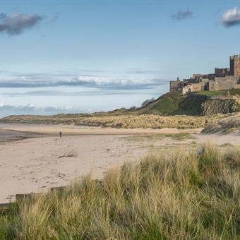 Bamburgh Castle in Northumberland