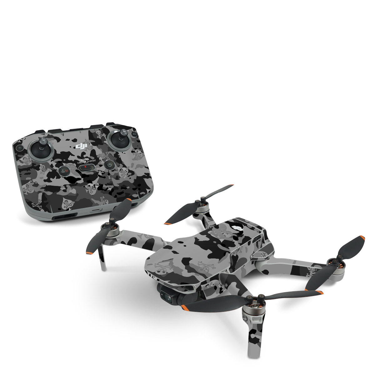 SOFLETE Black Multicam - DJI Mini 2 Skin