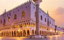 Doges Palace near the San Marco square in Venice, Italy