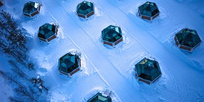 Glass Igloos ©Arctic SnowHotel & Glass Igloos