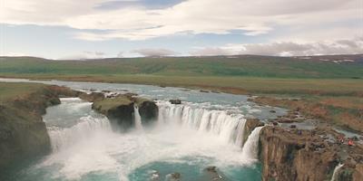 Goðafoss Waterfall in South Iceland