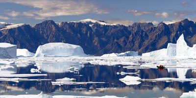 Icebergs in Greenland