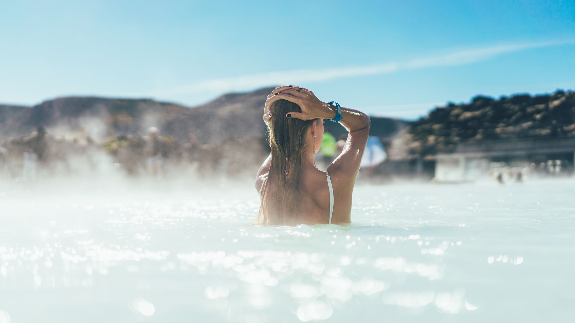 Geothermal pool - Iceland travel