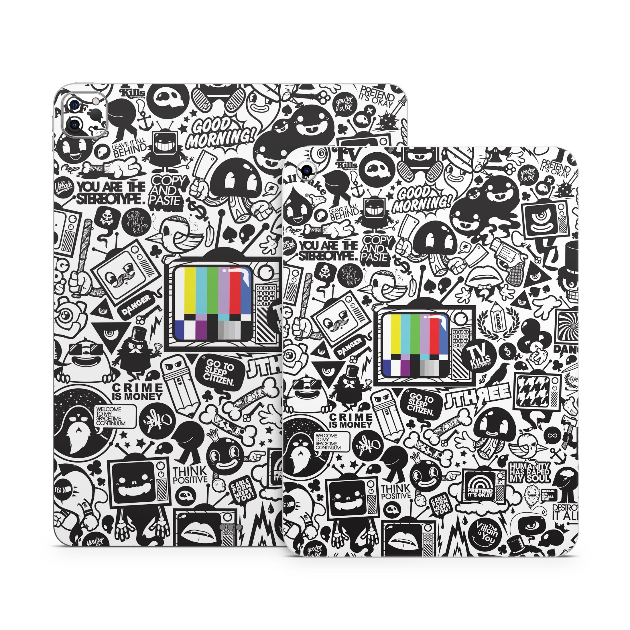 TV Kills Everything - Apple iPad Skin