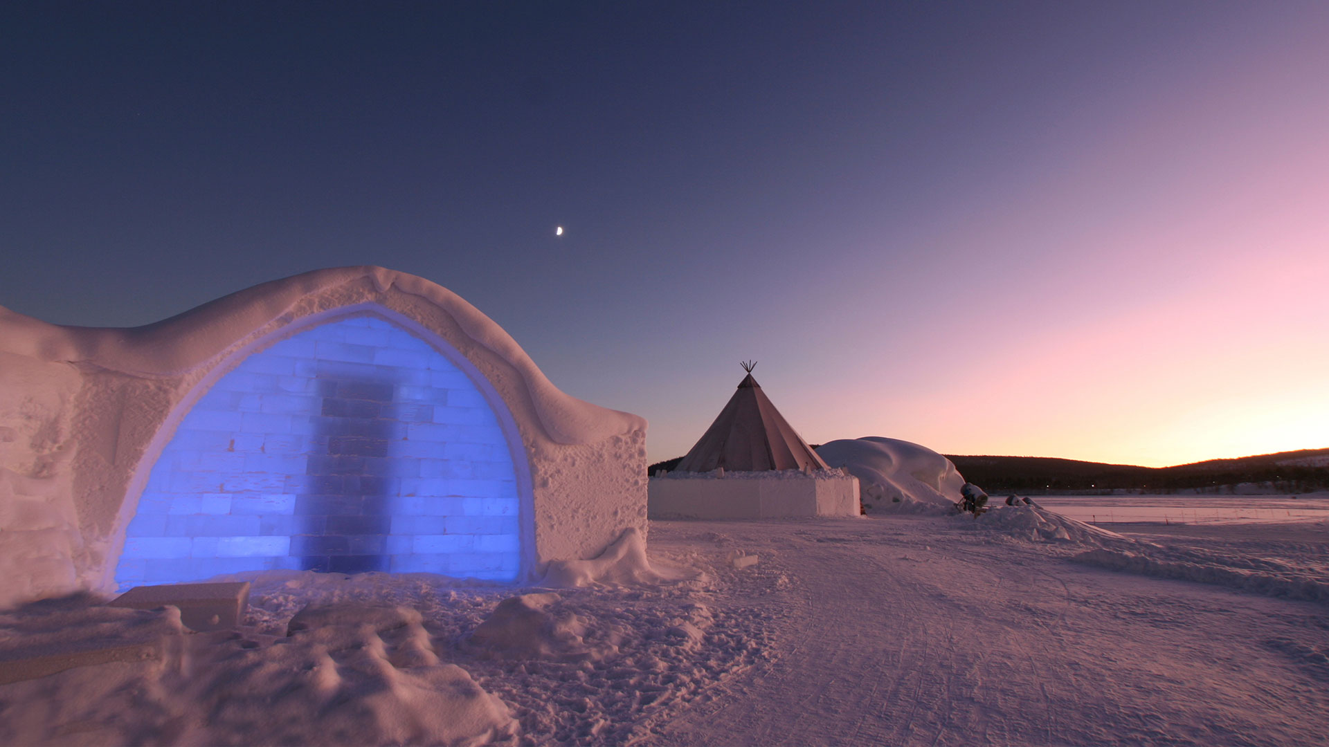 Icehotel near Kiruna, Swedish Lapland