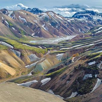Landmannalaugar in the Central Highlands of Iceland
