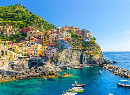 Manarola traditional typical Italian village in the Cinque Terre