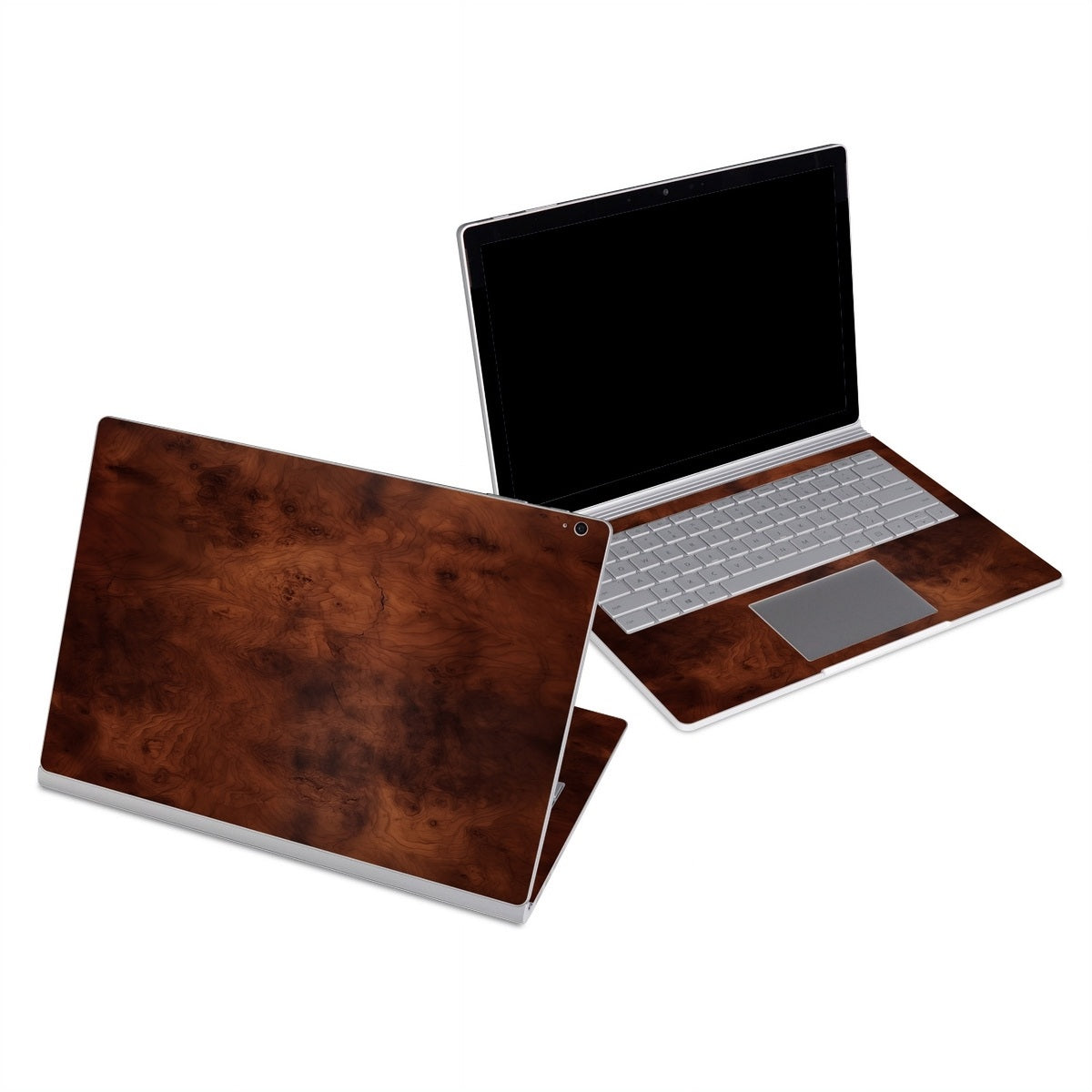 Dark Burlwood - Microsoft Surface Book Skin