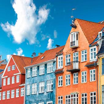 Colourful houses in Nyhavn, Copenhagen