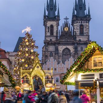 Christmas market in Prague