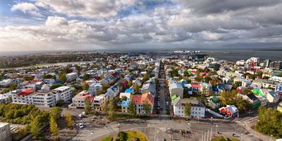Reykjavik houses Iceland - depositphotos