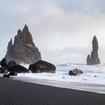 Reynisfjara black sand beach, South Iceland