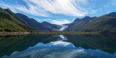 Svartisen Glacier in Norway