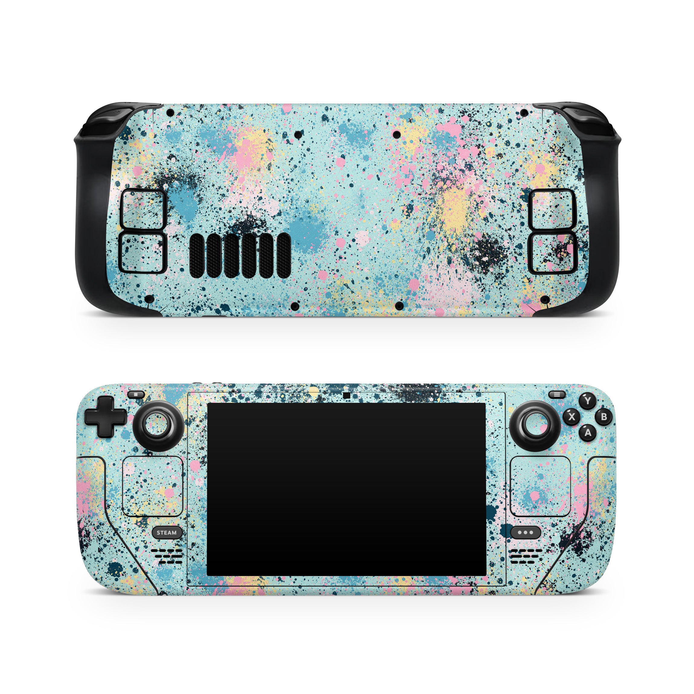 Abstract Ink Splatter - Valve Steam Deck Skin